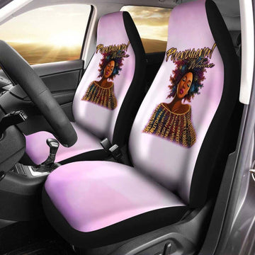 African Car Seat Covers - Phenomenal Women Car Seat Covers - Color Style 1
