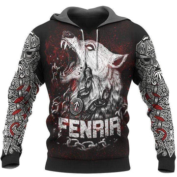 Viking Clothing Viking Fenrir New Hoodie RLT12