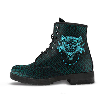 Viking Leather Boots Fenrir Viking Cyan 3D RLT12