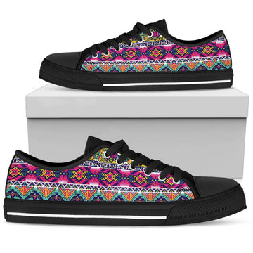 United Tribe Symbols Native American Design Low Top Canvas Shoes LT10