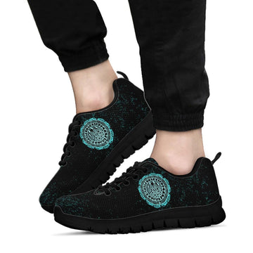 Viking Sneakers - Viking Bear Claws Cyan Tattoo RLT12