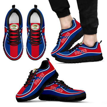 Belize Flag Color Sneakers