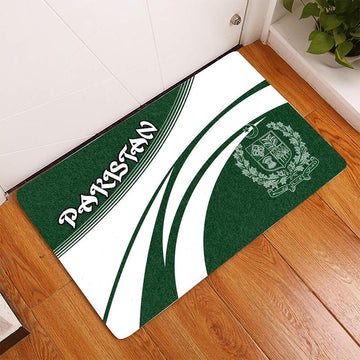 Pakistan Coat Of Arms Door Mat Cricket RLT13