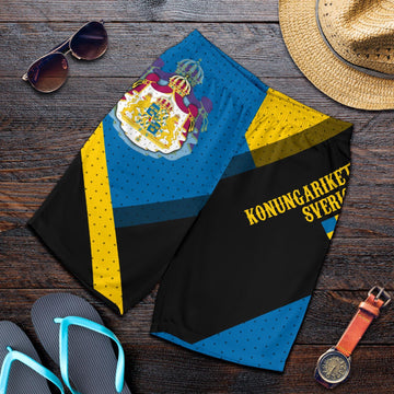 Sweden Men's Shorts Kingdom Of Sweden RLT7