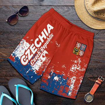 Czech Republic Men Short - Smudge Style RLT13
