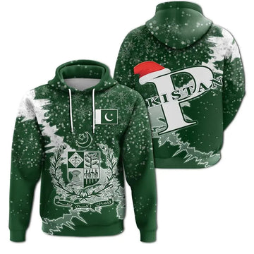 Christmas Pakistan Hoodie Coat Of Arms X Style RLT13