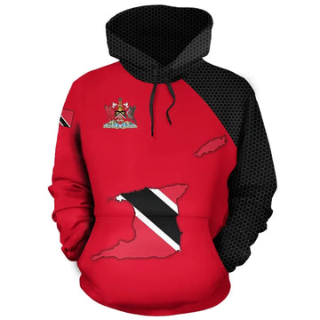 Trinidad and Tobago Map Hoodie RLT6