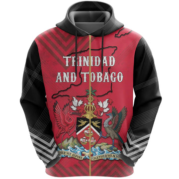 Trinidad and Tobago Zip Hoodie Mix RLT6