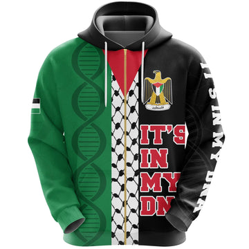 DNA Palestine Zip Hoodie RLT13
