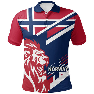 Norway Polo Shirt Lion Flag Special Edition RLT7
