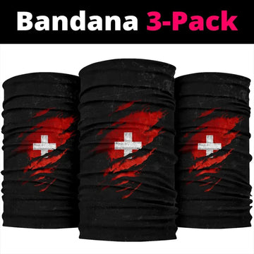 Switzerland In Me Bandana 3 Pack Special Grunge Style RLT13