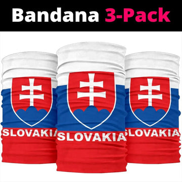 Slovakia Euro 2021 Bandana 3 Pack RLT13
