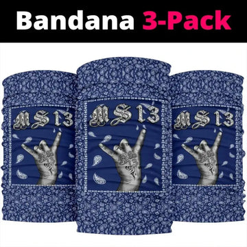 Bandana 3-Pack Blue Bandana RLT8