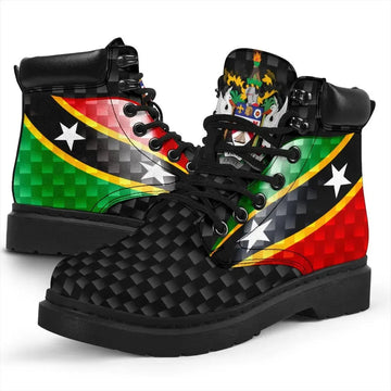 Saint Kitts and Nevis All hightopShoes Saint Kitts and Nevis Flag RLT6
