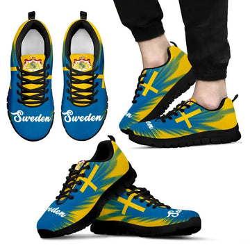 Sweden Flying Flag Wings Sneakers RLT7
