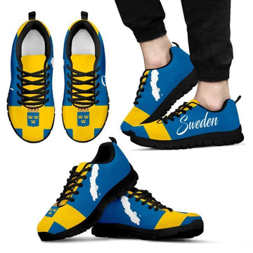 Sweden Map Flag Sneakers RLT7