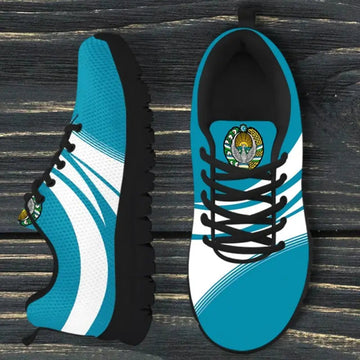 Uzbekistan Coat Of Arms Sneakers Cricket RLT12