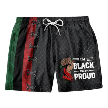 Black And Proud Men's Short LT20