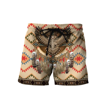 Native American Pattern Dreamcatcher 3D All Over Printed Men Shorts