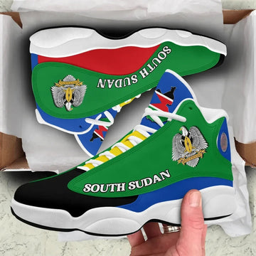 South Sudan High Top Sneakers Shoes RLT8