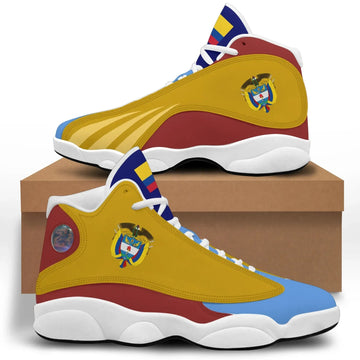 Colombia Flag High Top Sneakers Shoes (Women's/Men's) RLT7