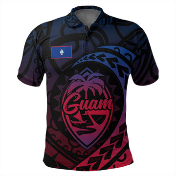Guam Polo Shirt Rising Style LT10