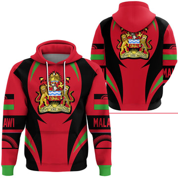 Malawi Hoodie Action Flag RLT7