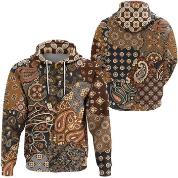 Paisley Bandana Hoodie Pattern Seamless Ver.204 RLT13