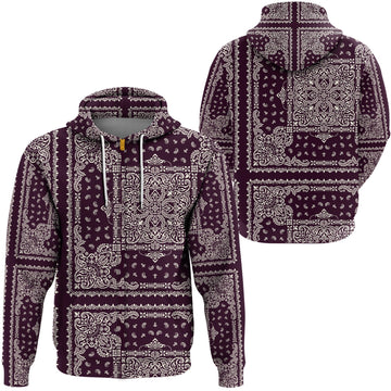 Paisley Bandana Hoodie Pattern Seamless Ver.177 RLT13