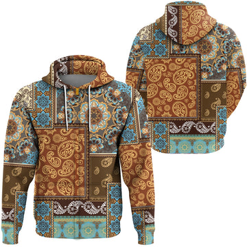 Paisley Bandana Hoodie Pattern Seamless Ver.187 RLT13