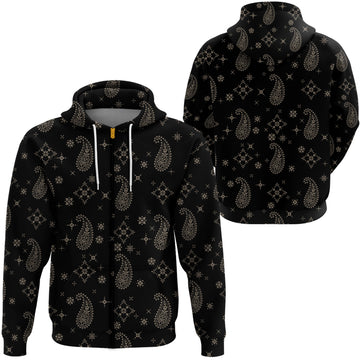 Paisley Bandana Hoodie Pattern Seamless Ver.139 RLT13