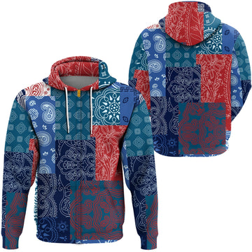 Paisley Bandana Hoodie Pattern Seamless Ver.63 RLT13