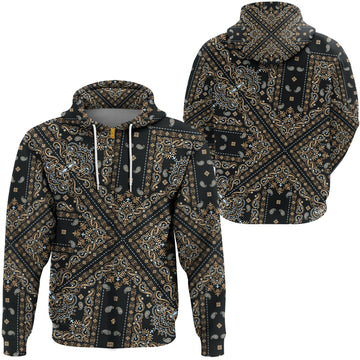 Paisley Bandana Hoodie Pattern Seamless Ver.46 RLT13
