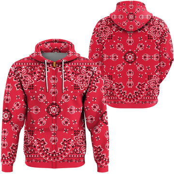 Paisley Bandana Hoodie Pattern Seamless Ver.27 RLT13