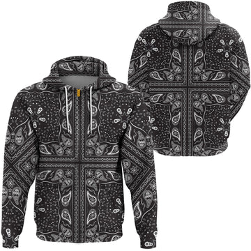 Paisley Bandana Hoodie Pattern Seamless Ver.07 RLT13