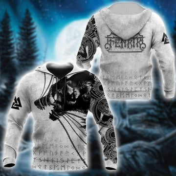Viking Clothing Fenrir Viking Hoodie RLT12