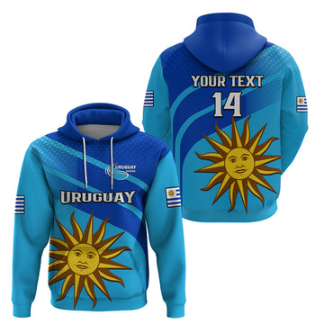Custom Uruguay Rugby 7s Sporty Style Hoodie LT14