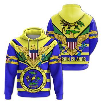 US Virgin Islands Hoodie Egales with Seal LT4
