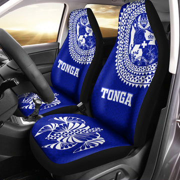 Tonga Car Seat Covers Tongan Blue Turtle - LT12