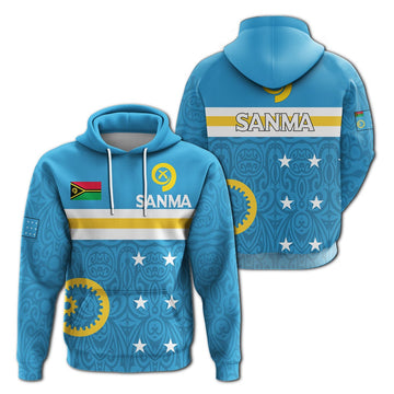 Vanuatu Sanma Province Hoodie Flag Style LT12