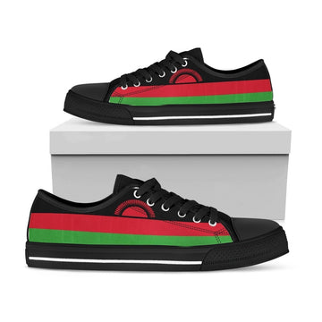 African Footwear - Malawi Flag Low Top Shoe