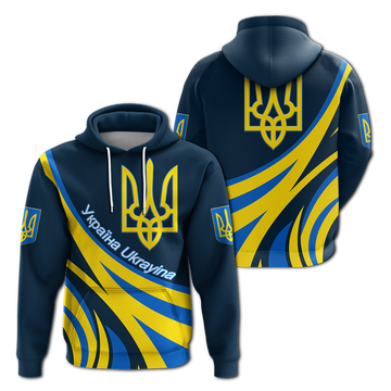 Ukraine Gold Trident Hoodie LT12