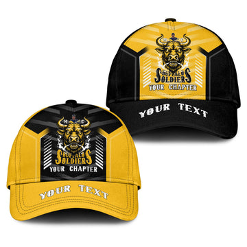 Custom BSMC Buffalo Soldiers Classic Cap Motorcycle Club Unique Style CTM05