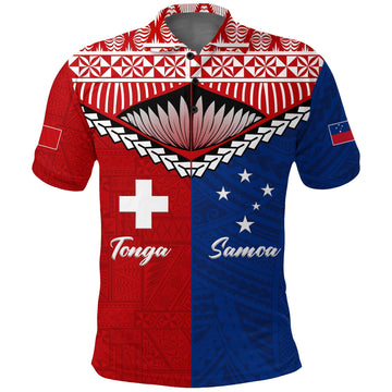 Tonga Combine Samoa Pride Polo Shirt LT12