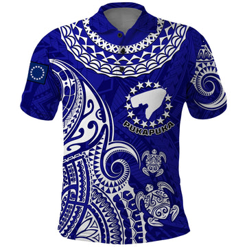 Custom Pukapuka Cook Islands Polynesian Turtle Art Polo Shirt LT14