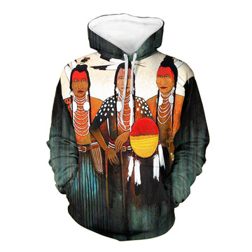 Chief Native American 3D Hoodie LT10