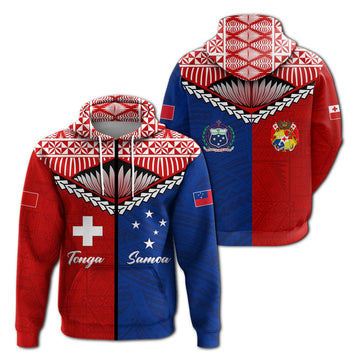 Tonga Combine Samoa Pride Zip Hoodie LT12