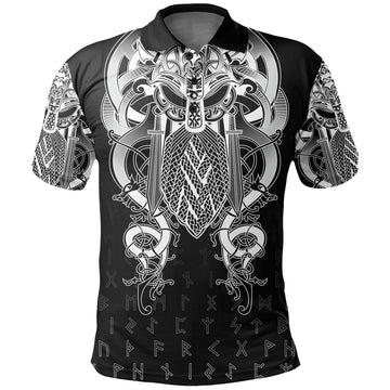 Viking Fenrir and Tyr Tattoo Polo Shirt RLT12