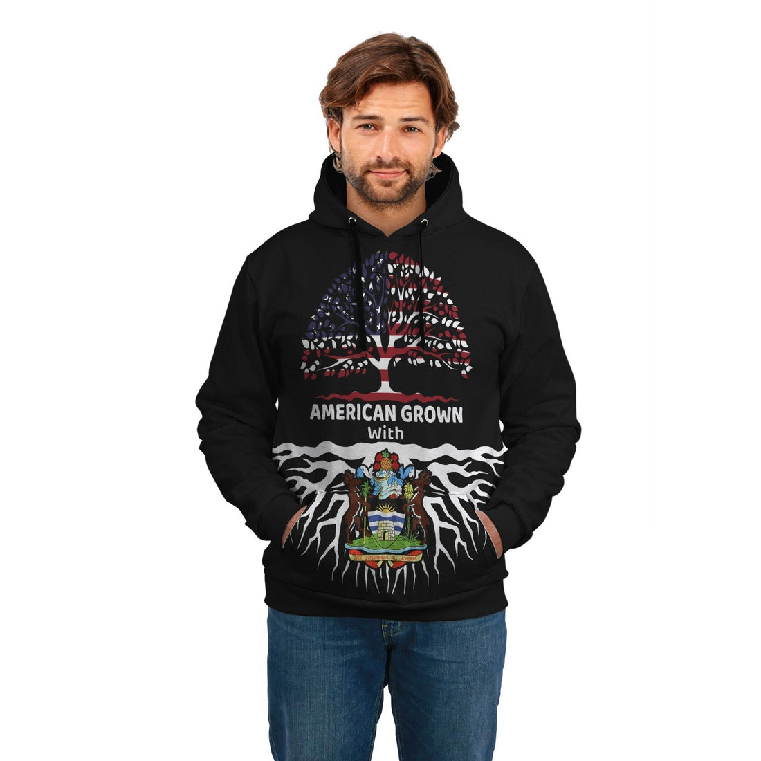 Antigua and Barbuda Hoodie American Root