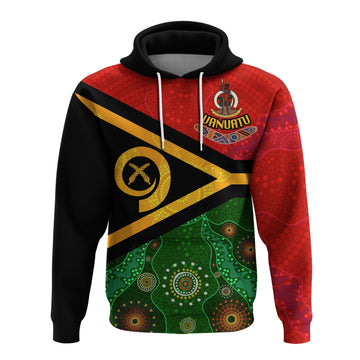 Vanuatu With Aboriginal Patterns Hoodie LT20